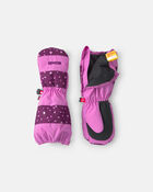 Toddler Girl Kombi Candy Man Mitt - Purple Print, image 2 of 2 slides