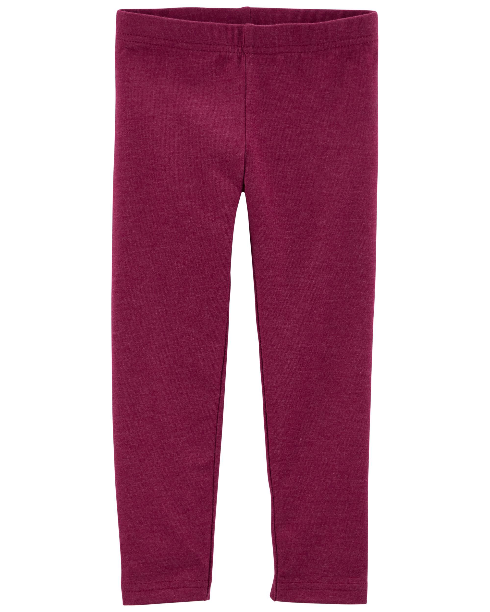 Burgundy baby sale leggings