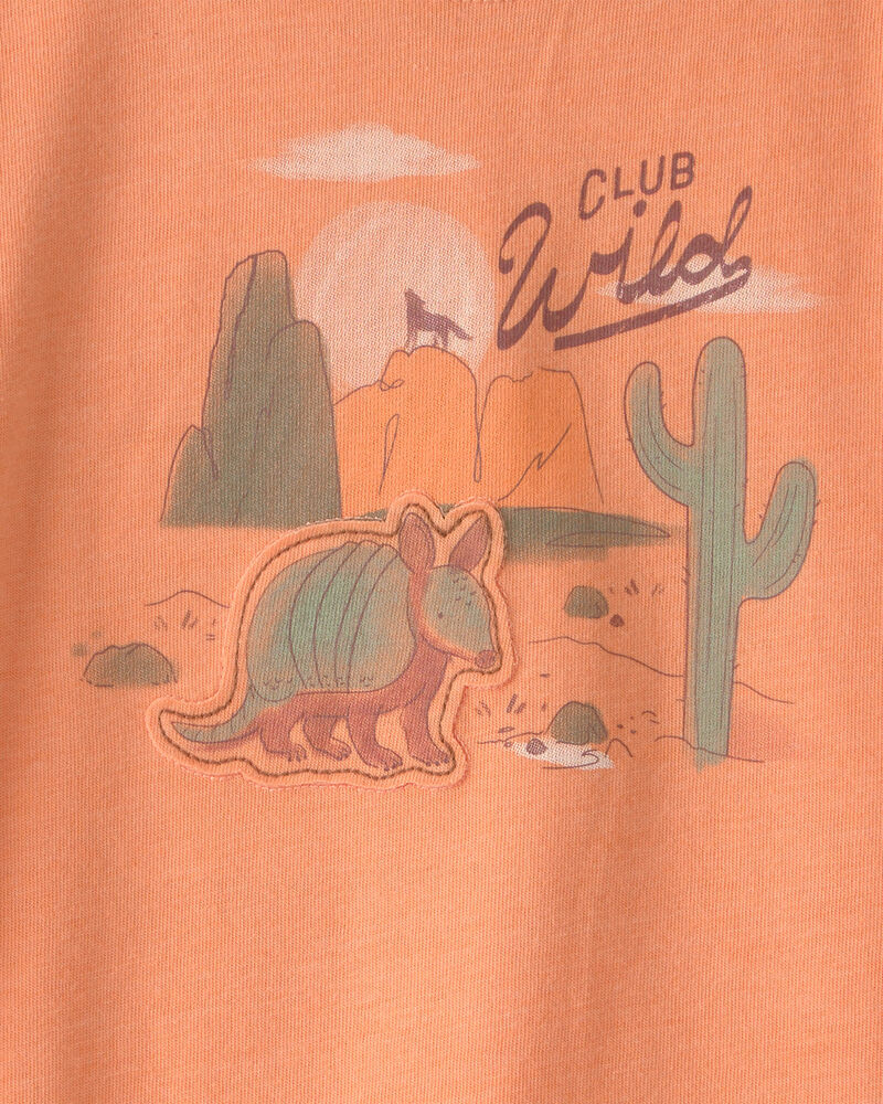 B&eacute;b&eacute; gar&ccedil;on - T-shirts &agrave; imprim&eacute; tatou &laquo;Club Wild&raquo; - Orange, image 3 sur 3 diapositives