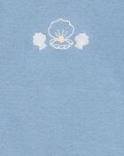 Baby 3-Piece Seashell Little Character Set® - Blue/Cream, image 2 of 4 slides