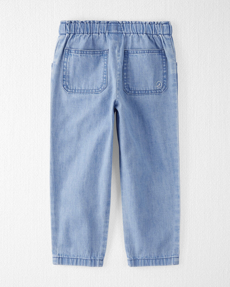 Toddler Boy Organic Cotton Chambray Pants, image 2 of 5 slides
