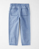 Toddler Boy Organic Cotton Chambray Pants, image 2 of 5 slides