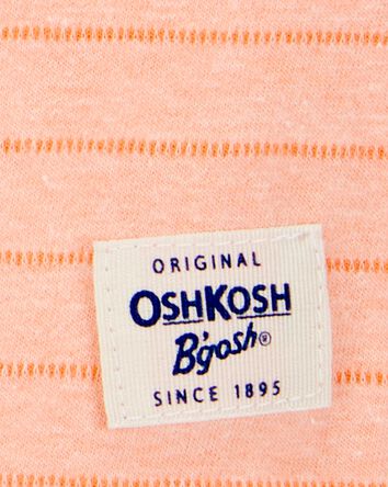 Baby Striped Textured Tank - Orange, 
