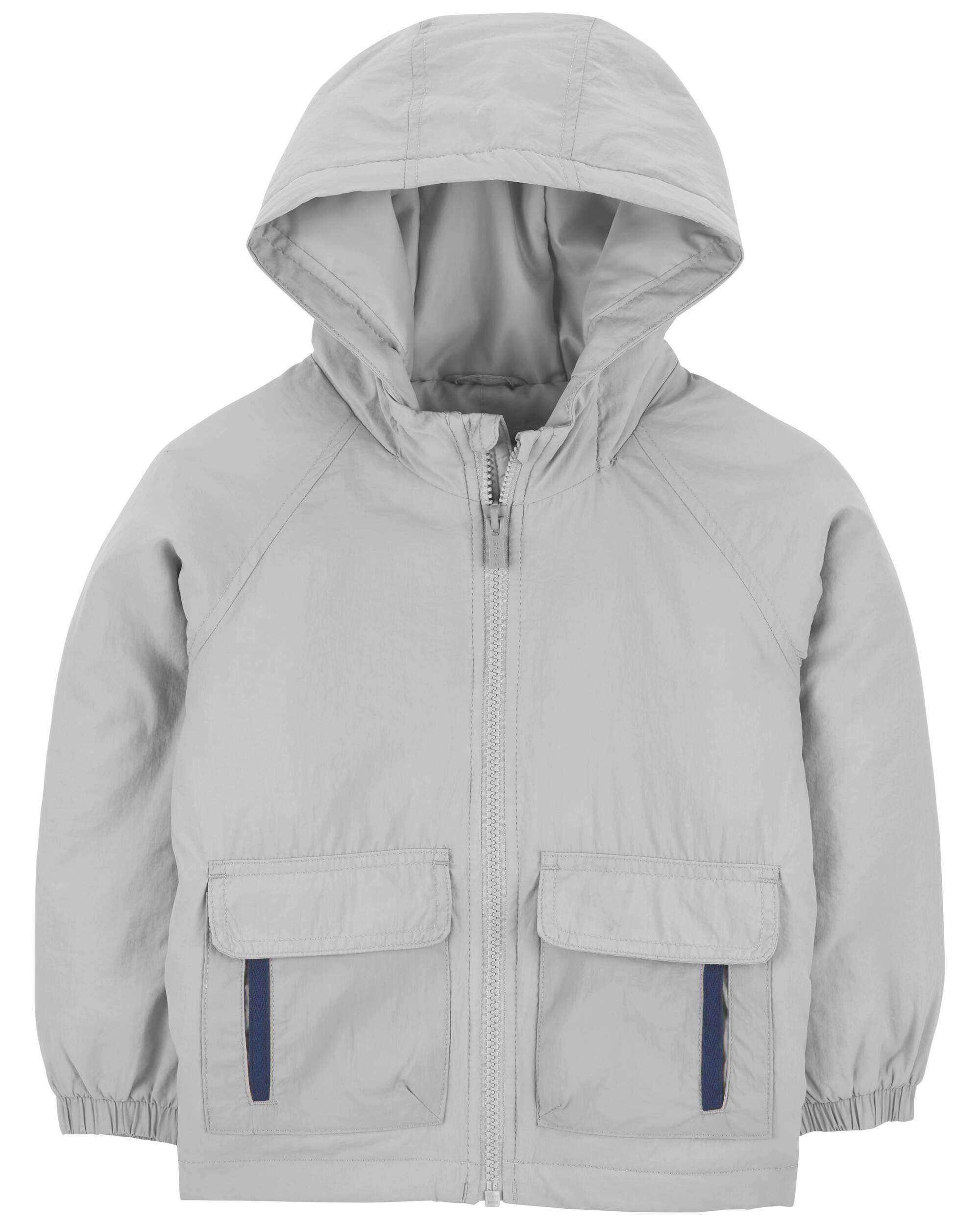 Light Grey Toddler Lightweight Windbreaker Carter s Oshkosh Canada