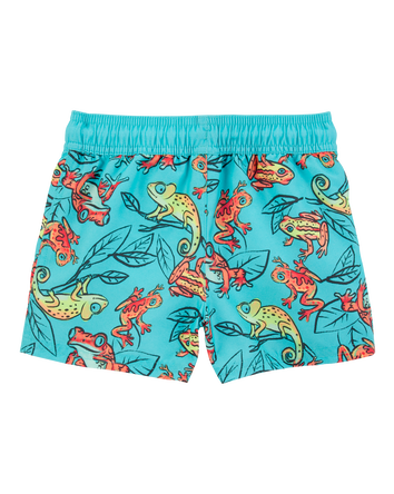 Toddler Iguana Swim Trunks, 