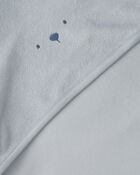 B&eacute;b&eacute; - Emballage 2 serviettes en tissu &eacute;ponge &agrave; motif ourson - Bleu, image 2 sur 2 diapositives