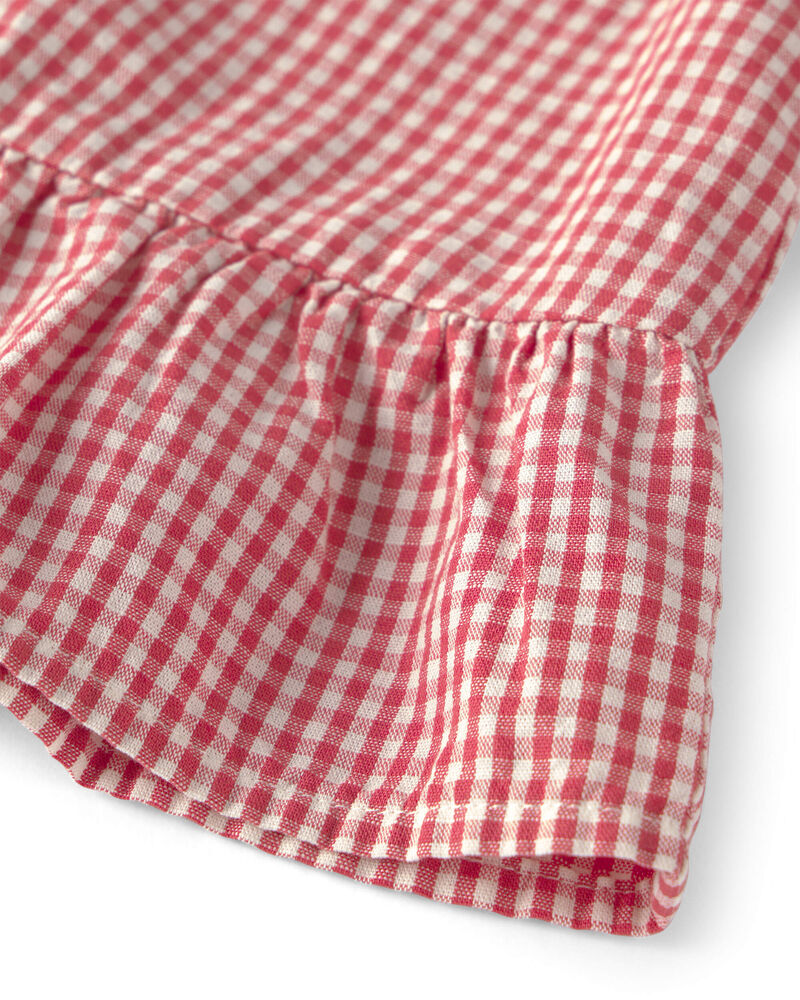 Girls 2-Piece Top & Short Set Made with Organic Cotton, image 4 of 6 slides