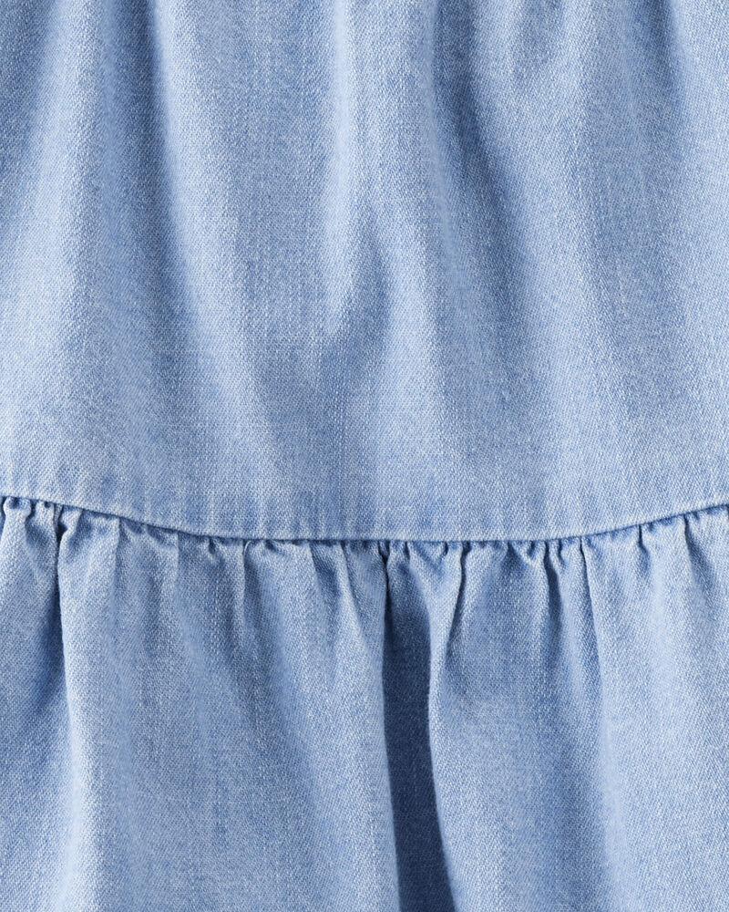 Tout-petit fille - Robe en chambray de coton biologique, image 4 sur 4 diapositives