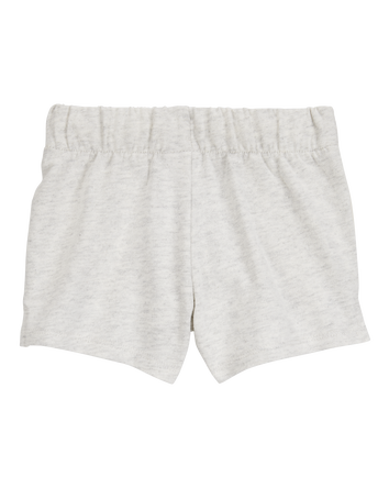 Baby Pull-On French Terry Shorts - Grey, 