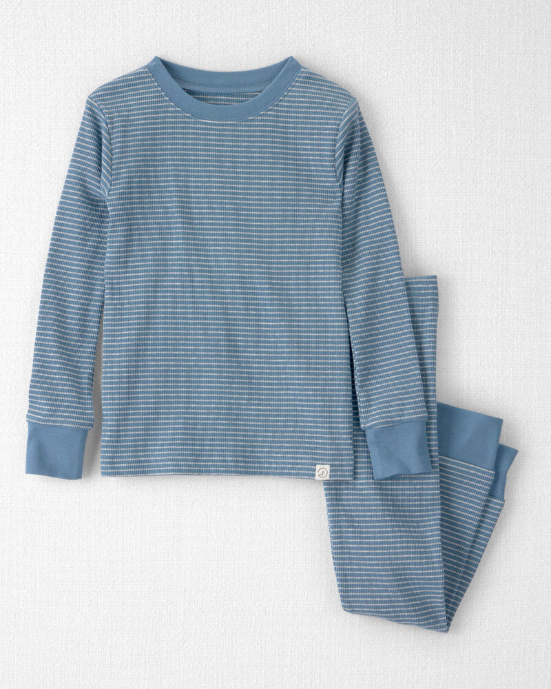 Toddler 2-Piece Organic Cotton Ribbed Pyjama, image 1 of 4 slides