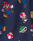 Boys Nintendo Super Mario Swim Trunks - Navy Blue, image 3 of 3 slides
