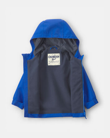Toddler Boy  Midweight Fleece Lined Jacket- Blue, 