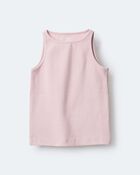 Toddler Girl Ribbed Tank Top - Pink, image 2 of 6 slides