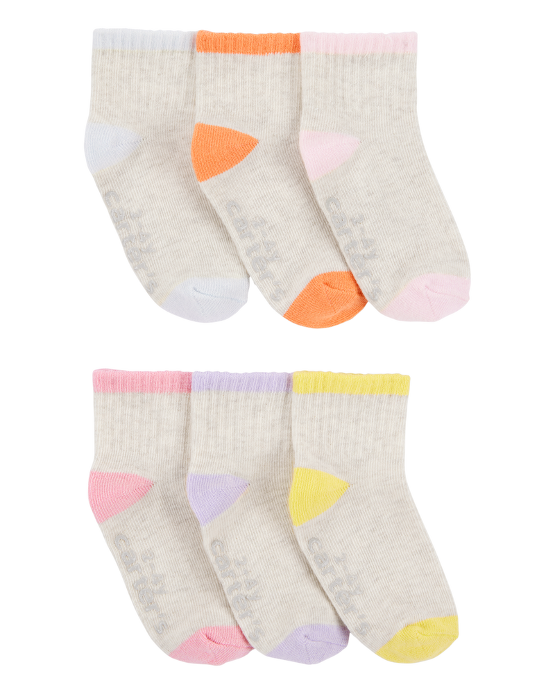 Tout-petit fille - 6 paires de socquettes, image 1 sur 2 diapositives