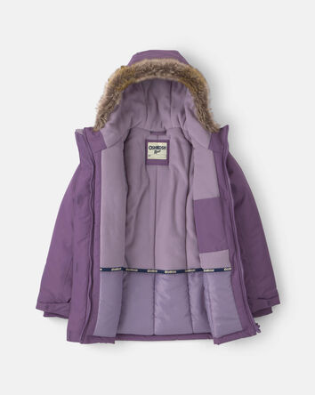 Filles - Manteau d&rsquo;hiver - Mauve, 