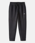 Boys Cotton Active Pants - Black, image 1 of 4 slides