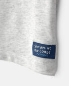 Toddler Boy French Terry Pocket T-Shirt - Grey, image 3 of 5 slides