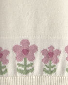Toddler Girl 2-Piece Organic Cotton Sweater Knit Top & Pant Set, image 3 of 5 slides
