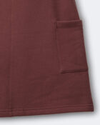 Toddler Girl Otter Pocket Jumper - Burgundy, image 5 of 5 slides