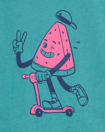 Toddler Watermelon Graphic Tee - Green, 
