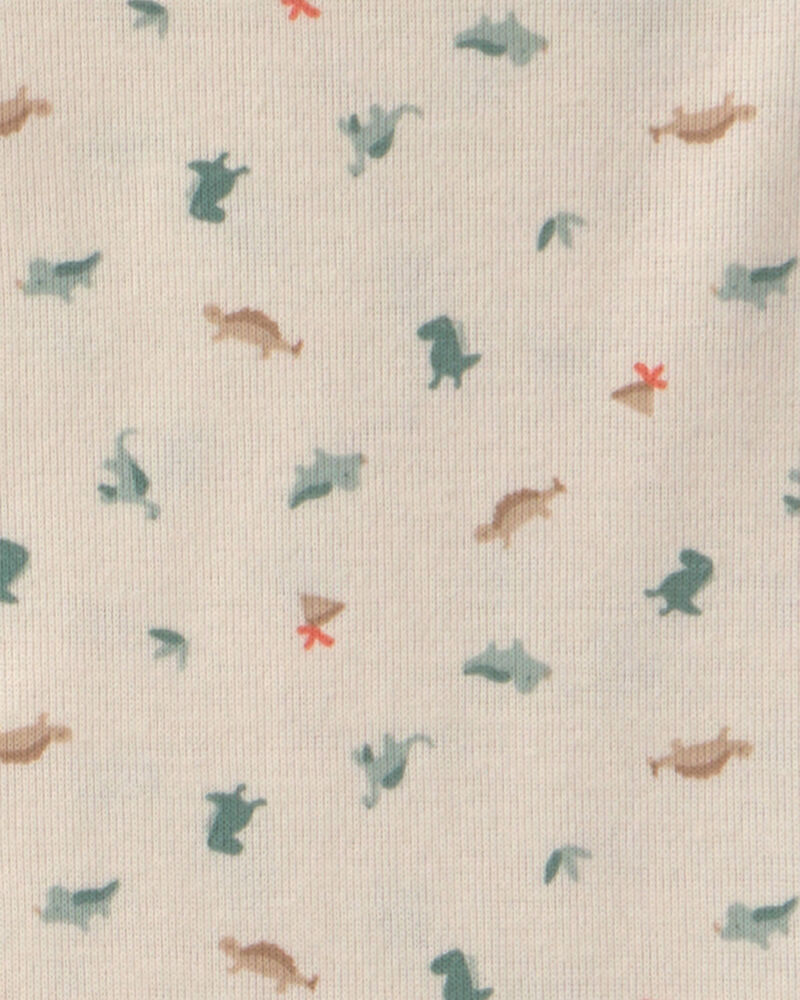 Baby Boy 3-Piece Dinosaur Long-Sleeve Layering Set - Green, image 4 of 5 slides