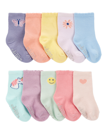 Bébé 10 paires de chaussettes mi-mollet, 