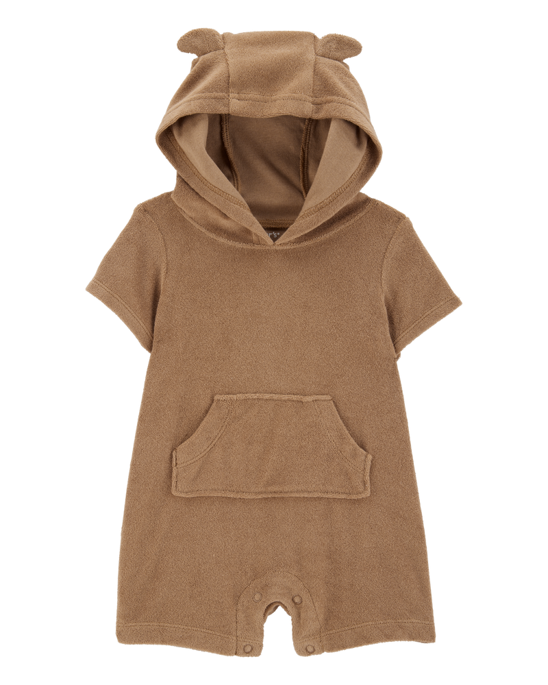Baby Bear Hood Fastening Romper, image 1 of 3 slides