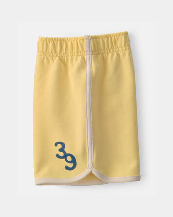 Baby Boy 2-Piece 'Camp Days' Top & Short Set - Yellow, 