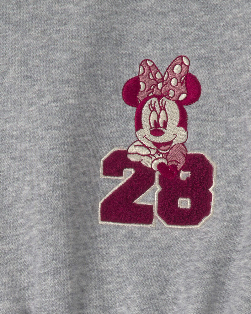 Girls Disney&copy; Minnie Colour Block Long-Sleeve Dress - Grey, image 5 of 5 slides