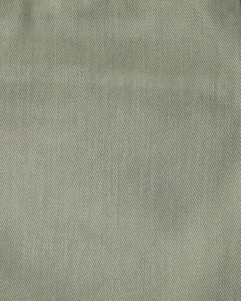 B&eacute;b&eacute; - Short &agrave; enfiler en serg&eacute; - Vert olive, image 3 sur 3 diapositives