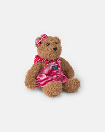 Girls Tosh B'gosh' Bear Plush with Hickory Stripe Skirtall, 