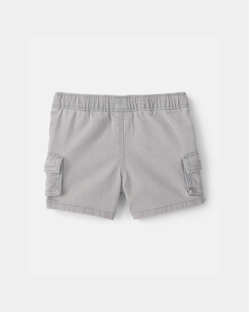 B&eacute;b&eacute; gar&ccedil;on - Short cargo avec poches - Gris, image 2 sur 4 diapositives