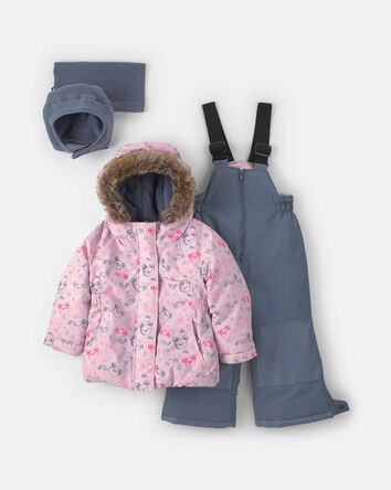 Baby Girl 2 Piece Snowsuit- Pink
, 