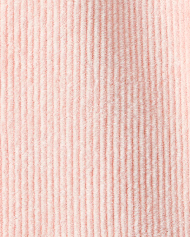 Baby Girl Ribbed Velour Pant - Pink, image 3 of 4 slides