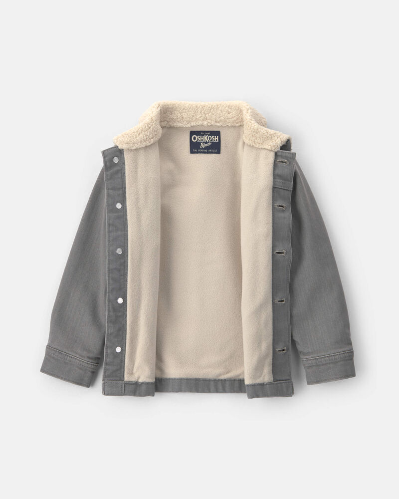 Tout-petit gar&ccedil;on &ndash; Chemise boutonn&eacute;e en denim &ndash; D&eacute;lav&eacute; clair, image 2 sur 3 diapositives
