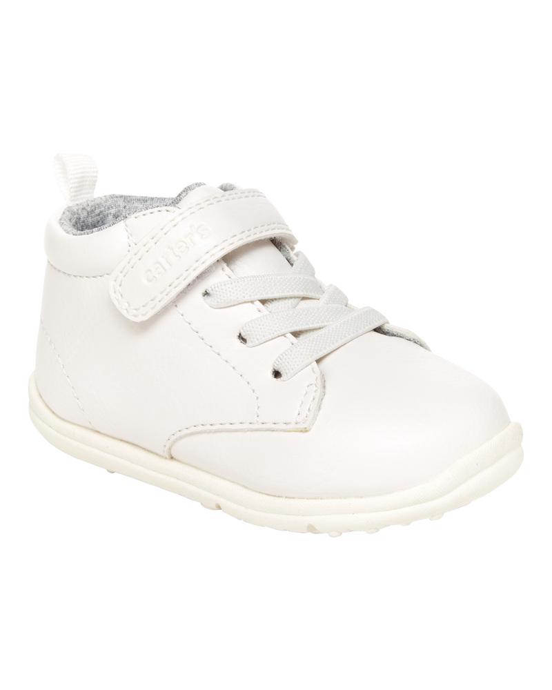  Every Step® First Walker  High-Top Casual Sneakers - White, image 1 of 7 slides