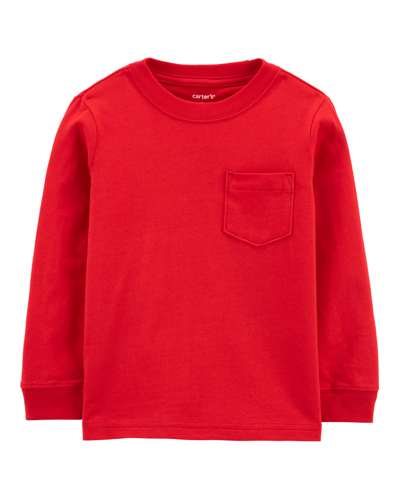 Toddler Pocket Jersey Tee, image 1 of 3 slides