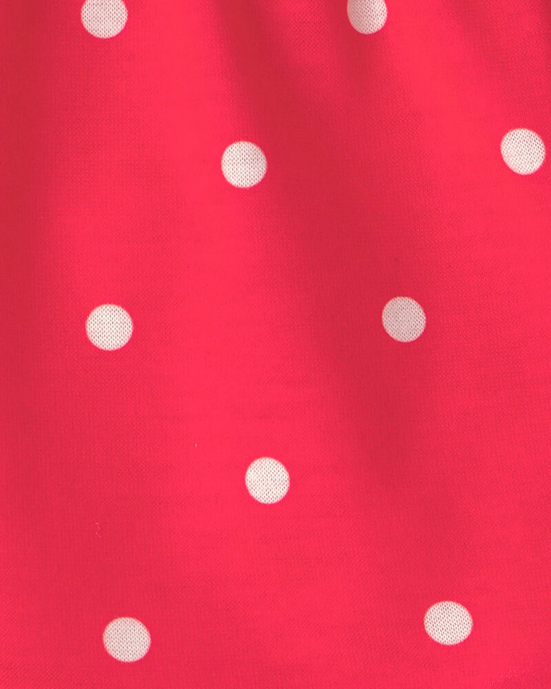 Toddler Girl 2-Piece Disney&copy; Minnie Mouse Short-Sleeve Pyjama Set - Red/White, image 4 of 6 slides