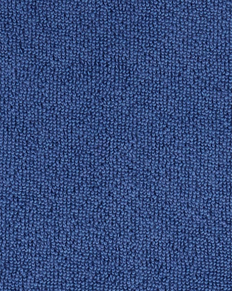 Baby Shark Hood Fastening Romper-Blue, image 2 of 3 slides