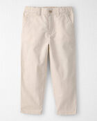 Toddler Boy Linen Pants Made with Organic Cotton, image 1 of 5 slides