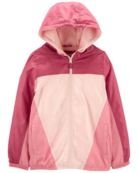Pink Full Zip Swishy Jacket  Women's Pink Windbreaker - Balfour of Norman