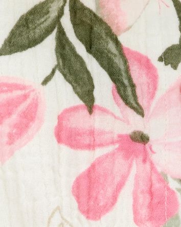 Toddler Floral Sleeveless Fashion Top - Ivory, 