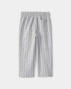 Tout-petit - Pantalons en jersey fran&ccedil;ais ray&eacute;s - Gris/Blanc, image 2 sur 3 diapositives
