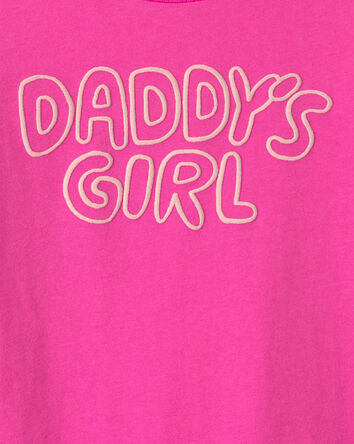 Toddler Girl 'Daddy's Girl' Long-Sleeve Graphic Tee - Pink, 