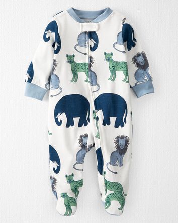 Baby Organic Cotton 2-Way Zip Sleeper, 