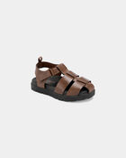 Toddler Boy Sandals - Brown, image 1 of 6 slides