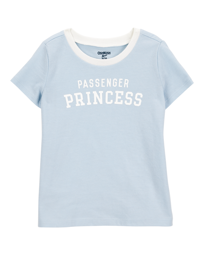 Toddler Princess Short-Sleeve Graphic Tee - Blue, image 1 of 3 slides
