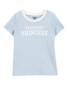 Toddler Princess Short-Sleeve Graphic Tee - Blue, image 1 of 3 slides