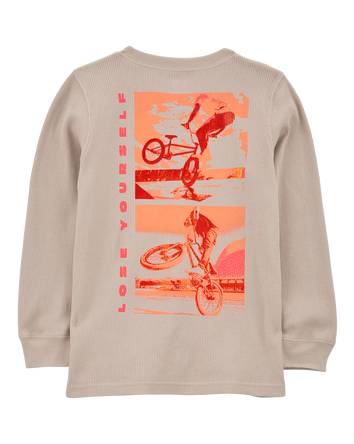 Kid BMX Bike Thermal Graphic Tee, 
