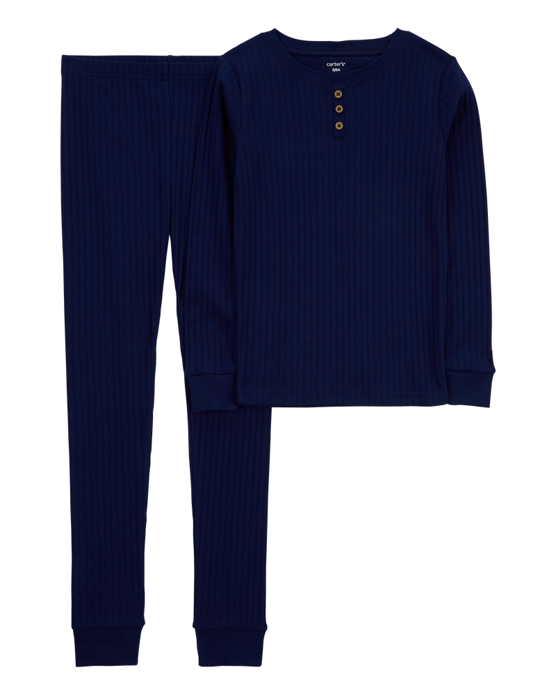 Kid 2-Piece Drop Needle Pyjamas, image 1 of 3 slides